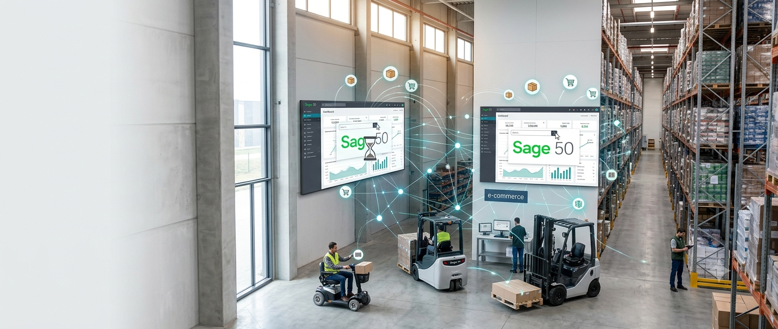 Sage 50 business growth illustration