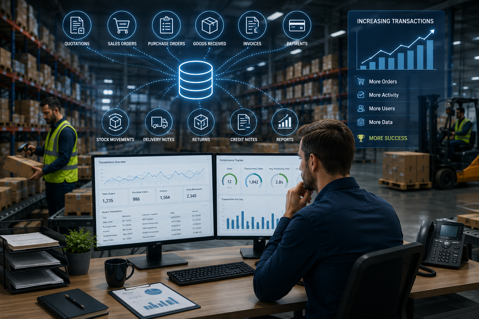 Managing Sage 50 high transaction volumes for growing businesses